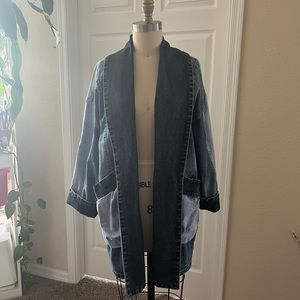 Oversized Denim Coat
